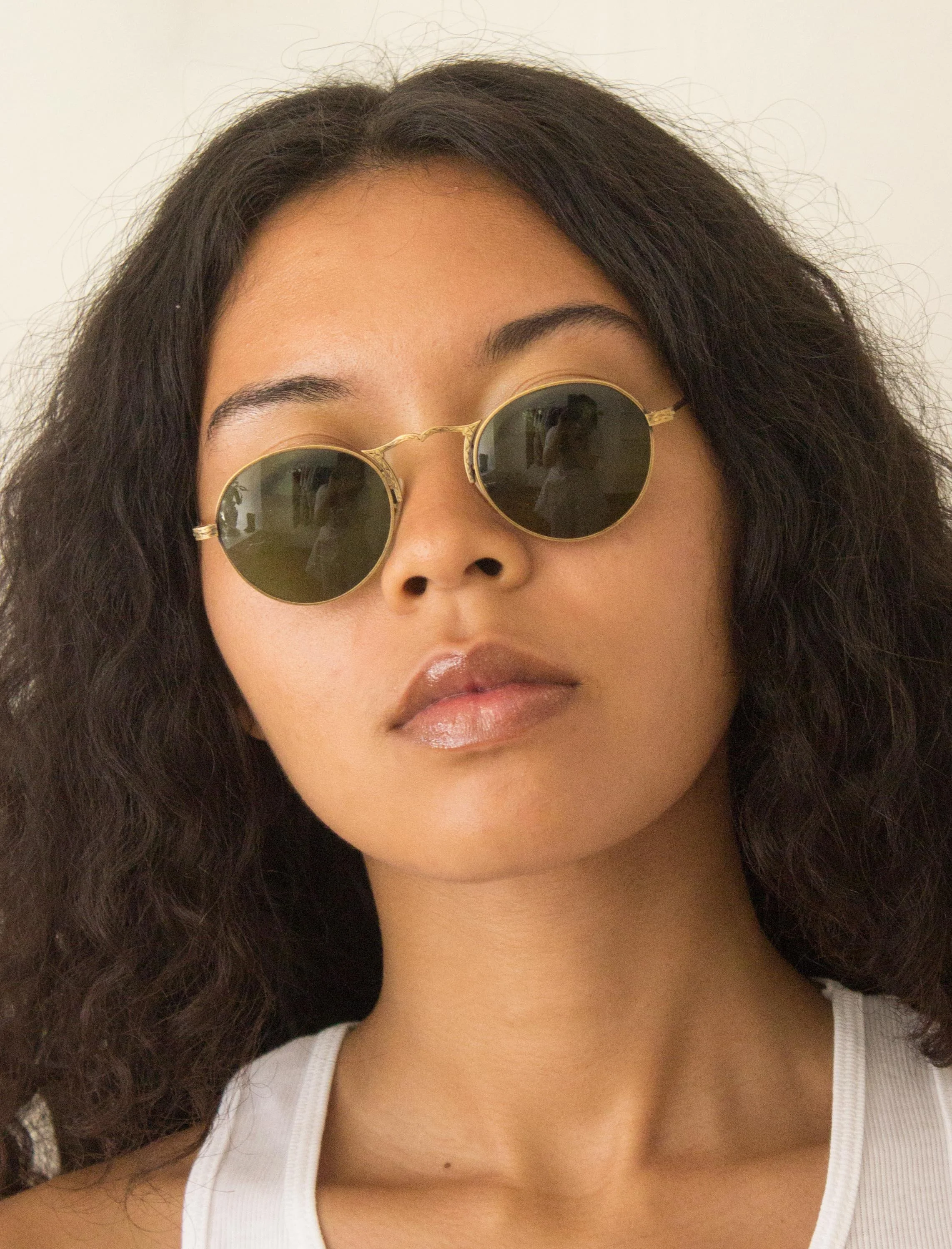 1994 Oliver Peoples OP-7 Filigree Gold Sunglasses — Wayward Collection